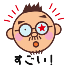 Moustache glasses CONCHIN sticker #14938671