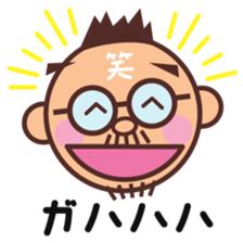 Moustache glasses CONCHIN sticker #14938673