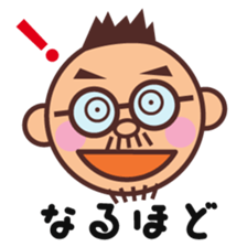 Moustache glasses CONCHIN sticker #14938677