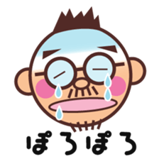 Moustache glasses CONCHIN sticker #14938680