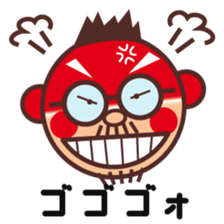 Moustache glasses CONCHIN sticker #14938684