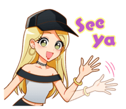 * Trendy Fashionable Girls *(EN) sticker #14939043