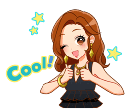 * Trendy Fashionable Girls *(EN) sticker #14939045