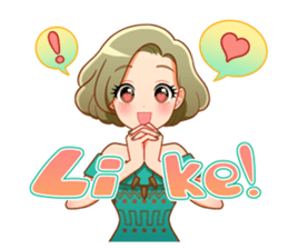 * Trendy Fashionable Girls *(EN) sticker #14939047