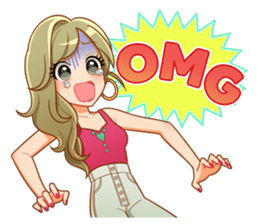 * Trendy Fashionable Girls *(EN) sticker #14939054