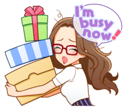 * Trendy Fashionable Girls *(EN) sticker #14939074