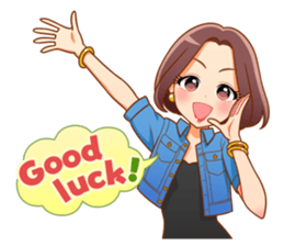 * Trendy Fashionable Girls *(EN) sticker #14939075