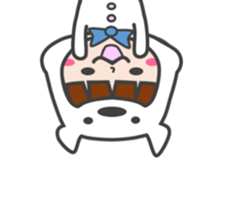costume of a polar bear Vol.2 sticker #14940641