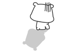 costume of a polar bear Vol.2 sticker #14940662