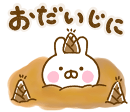 Rabbit Usahina friendly spring sticker #14940938