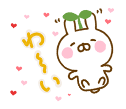 Rabbit Usahina friendly spring sticker #14940941