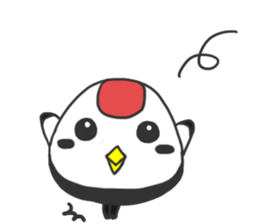 Japanese crane Turutan sticker #14941323