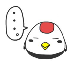 Japanese crane Turutan sticker #14941340