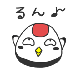 Japanese crane Turutan sticker #14941345