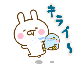Rabbit Usahina with penpen 11 sticker #14941759
