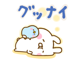 Rabbit Usahina with penpen 11 sticker #14941760