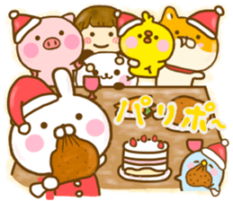 Rabbit Usahina with penpen 11 sticker #14941764