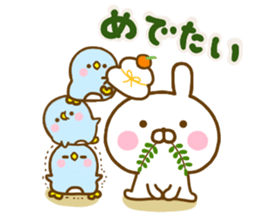 Rabbit Usahina with penpen 11 sticker #14941767