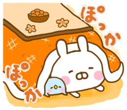 Rabbit Usahina with penpen 11 sticker #14941768