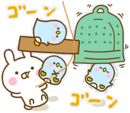 Rabbit Usahina with penpen 11 sticker #14941770