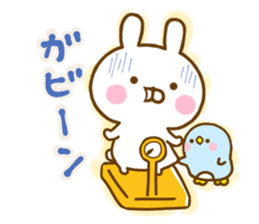 Rabbit Usahina with penpen 11 sticker #14941773