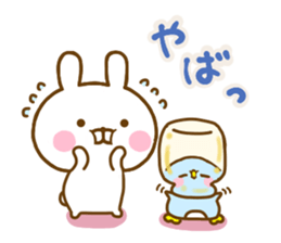 Rabbit Usahina with penpen 11 sticker #14941775