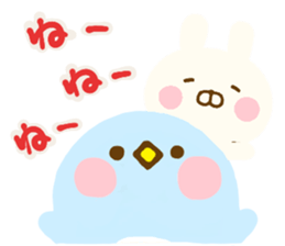 Rabbit Usahina with penpen 11 sticker #14941779