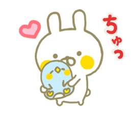 Rabbit Usahina with penpen 11 sticker #14941786