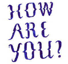 BRACE FONT sticker #14942881