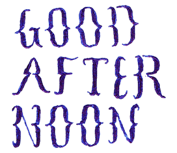 BRACE FONT sticker #14942883