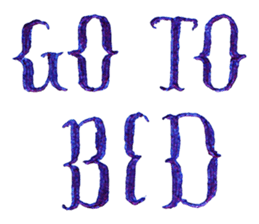 BRACE FONT sticker #14942888