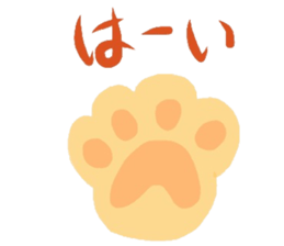 CAT footprint sticker sticker #14943181