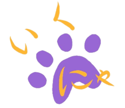 CAT footprint sticker sticker #14943193