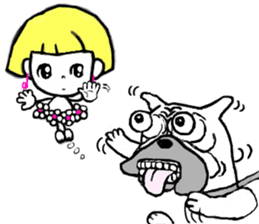 Shuttlechan & Pug sticker #14943209