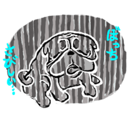 Shuttlechan & Pug sticker #14943210