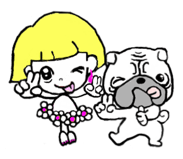 Shuttlechan & Pug sticker #14943215