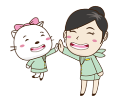 GreenAir Flight Attendant 2 sticker #14943231