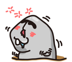 MOAI FATTY BABY daily mode sticker #14943382