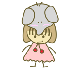 She loves animals sticker #14943616