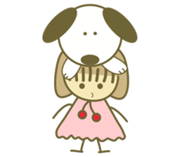 She loves animals sticker #14943621