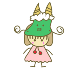 She loves animals sticker #14943622