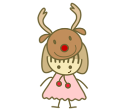 She loves animals sticker #14943630