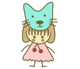 She loves animals sticker #14943635