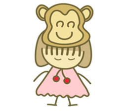 She loves animals sticker #14943650