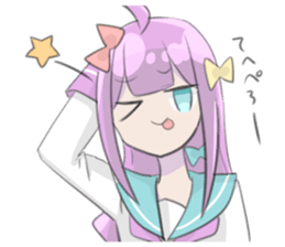 Japanese DEMPA girl sticker #14944283