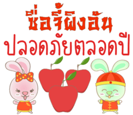 Rabbita (to) Happy Chinese New Year sticker #14944720
