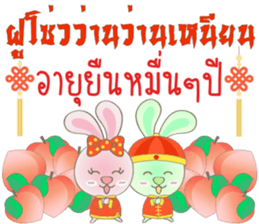 Rabbita (to) Happy Chinese New Year sticker #14944737