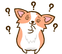 Naughty Corgi4 sticker #14945338