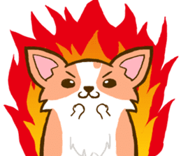 Naughty Corgi4 sticker #14945350