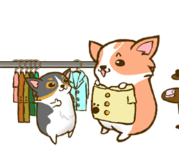 Naughty Corgi4 sticker #14945351